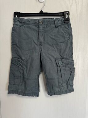 Tea Collection Gray Cargo Shorts for Kids